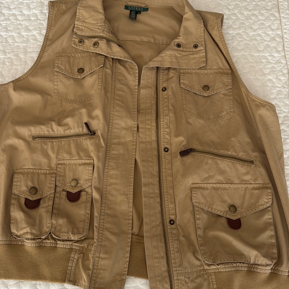 Vintage Safari Vest women’s 2X